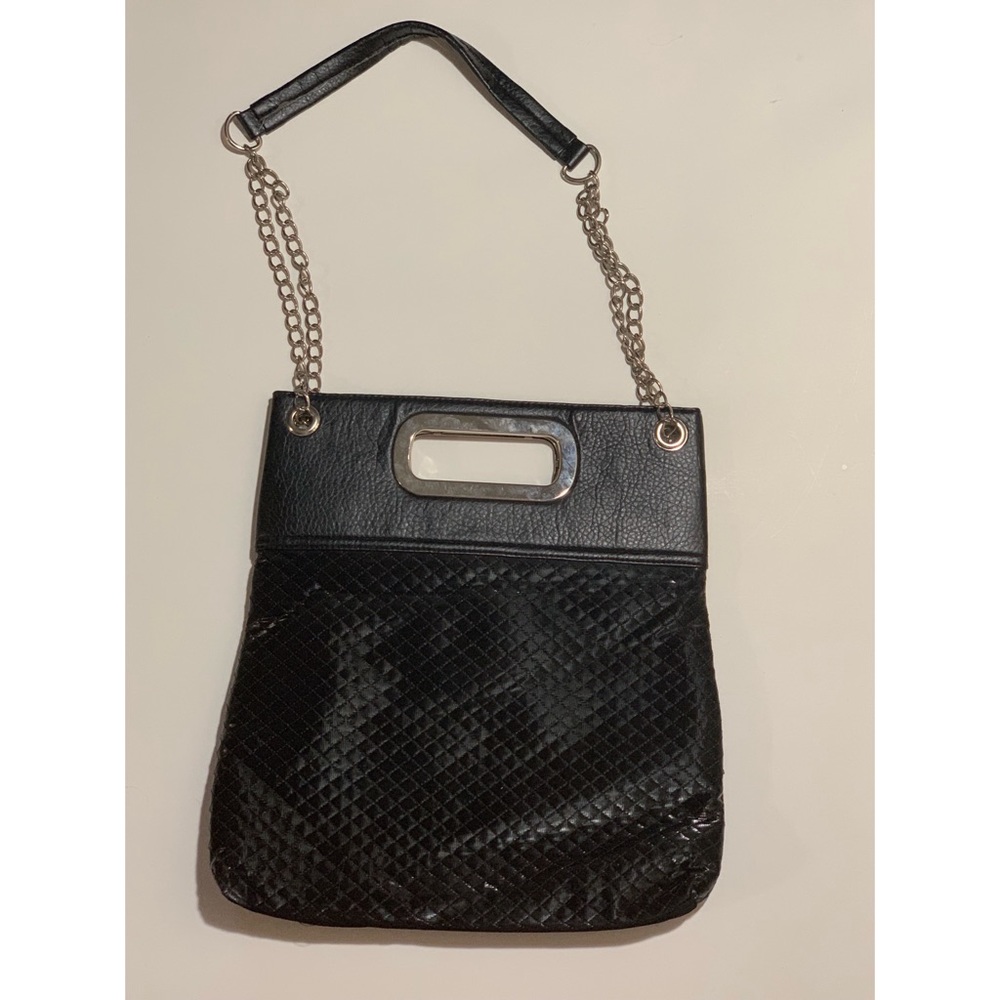•NWOT• Black Soft Leather Top Spacious Hobo Bag